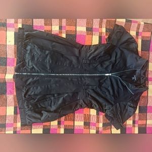 BEBE Black zip-up dress